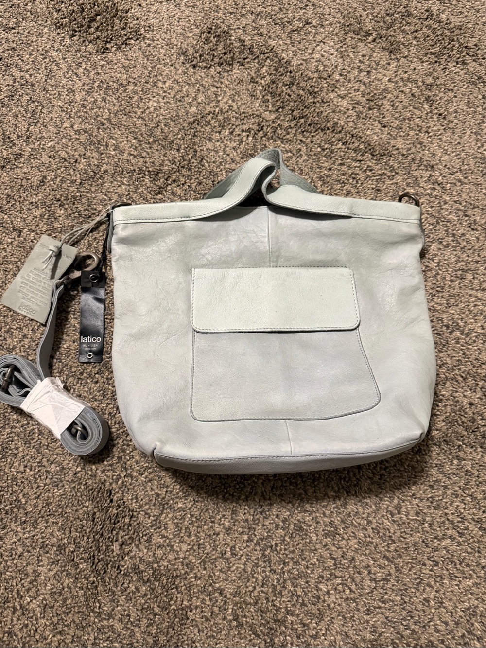 NEW Latico Bianca Leather Tote/Crossbody Bag - Picture 2 of 5